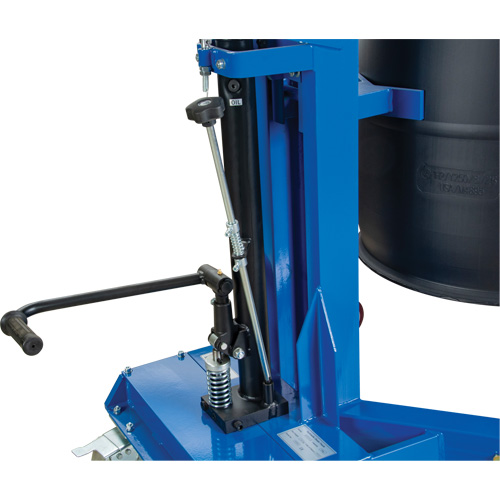 &eacute;l&eacute;vateur ergonomique pour baril, 55 gal. US (45 gal. imp.)/85 gal. US (70 gal. imp.) Distribution Jean Lapalme