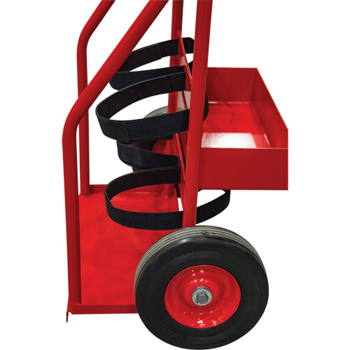 Chariot de prevention d'incendie pour travaux &agrave; chaud, Roues Semi-pneumatique, Base de 17,75" la x 8,9" lo, 100 lb Distribution Jean Lapalme