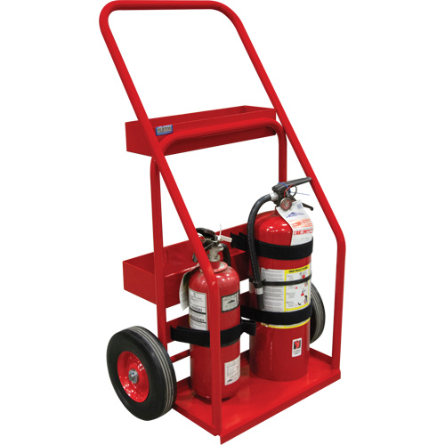 Chariot de prevention d'incendie pour travaux &agrave; chaud, Roues Semi-pneumatique, Base de 17,75" la x 8,9" lo, 100 lb Distribution Jean Lapalme