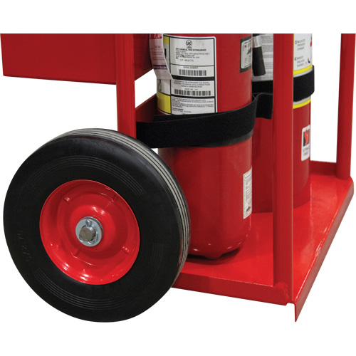 Chariot de prevention d'incendie pour travaux &agrave; chaud, Roues Semi-pneumatique, Base de 17,75" la x 8,9" lo, 100 lb Distribution Jean Lapalme