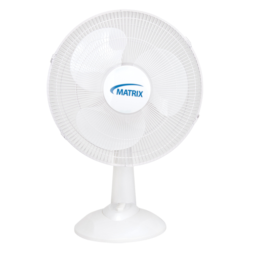 Ventilateur oscillant &agrave; boutons-poussoirs pour bureau, Diam&egrave;tre 16", 3 vitesses Distribution Jean Lapalme