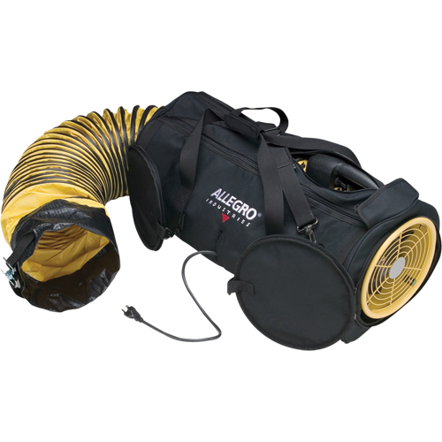 Ventilateurs axiaux  Air Bag  ALLEGRO INDUSTRIES, 1/4 CV, 700 pi³/min Distribution Jean Lapalme