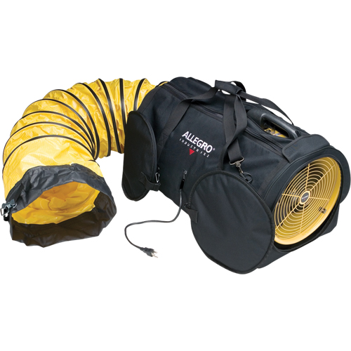 Ventilateurs axiaux  Air Bag  ALLEGRO INDUSTRIES, 1/2 CV, 1800 pi³/min Distribution Jean Lapalme