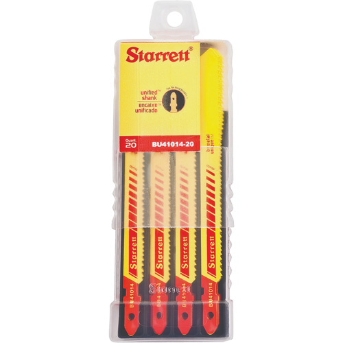 Lames pour scie sauteuse Unified Shank, Bim&eacute;tal, 4" lo, 10-14 dents par pouce Distribution Jean Lapalme