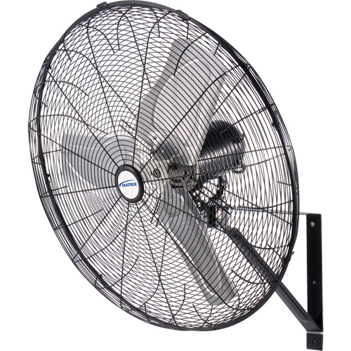 Ventilateur mural oscillant avec vaporisation &agrave; moteur &eacute;tanche &agrave; l'eau, Industriel, 3 vitesses, Diam&egrave;tre de 30" Distribution Jean Lapalme