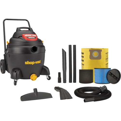 Aspirateur industriel, Secs-humides, 3 CV, 16 gal. US (60,6 litres) Distribution Jean Lapalme