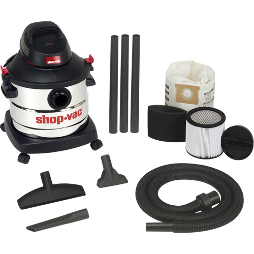 Aspirateur pour atelier, Secs-humides, 6 CV, 8 gal. US (30,3 litres) Distribution Jean Lapalme