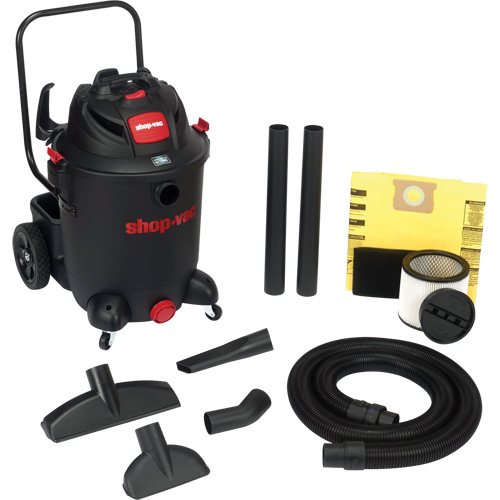 Aspirateur utilitaire pour atelier SVX2 avec chariot, Secs-humides, 6,5 CV, 14 gal. US (53 litres) Distribution Jean Lapalme