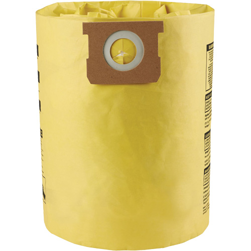 Sacs filtrants pour d&eacute;bris secs jetables &agrave; haute efficacit&eacute; de type I, 10 - 14 gal. US Distribution Jean Lapalme