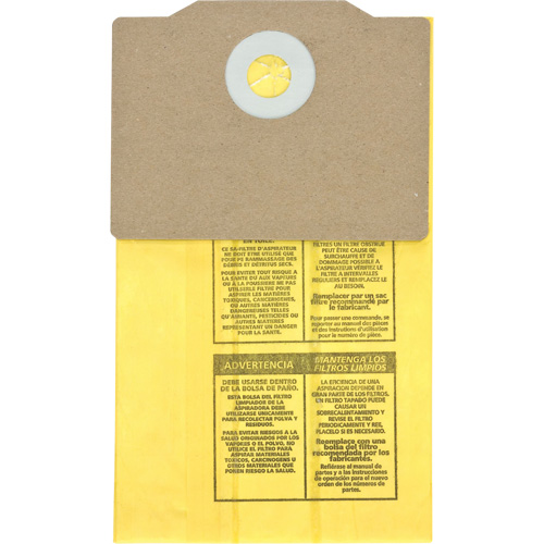 Genuine Back Pack Vacuum Collection Filter Bags, 1.75 US gal. Distribution Jean Lapalme