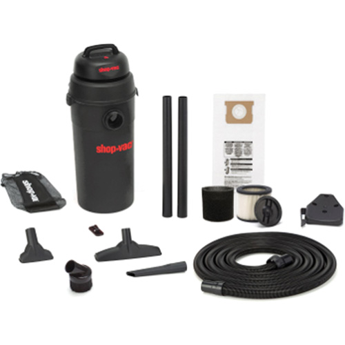 Aspirateur humide/secf suspendu 5,5 PHP, Secs-humides, 5,5 CV, 5 gal. US (18,9 litres) Distribution Jean Lapalme