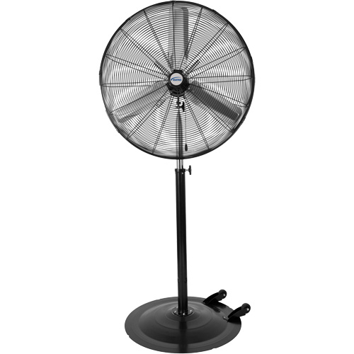 Ventilateur non oscillant sur socle avec roulettes, Industriel, 3 Vitesses, Diam&egrave;tre de 30" Distribution Jean Lapalme