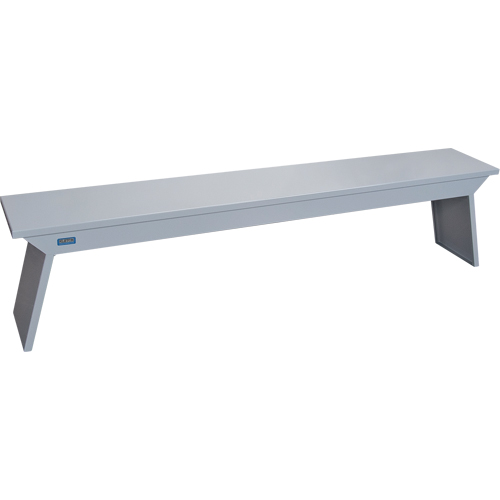 Bancs pour vestiaires, Acier, 72" lo x 12" la x 17" h Distribution Jean Lapalme