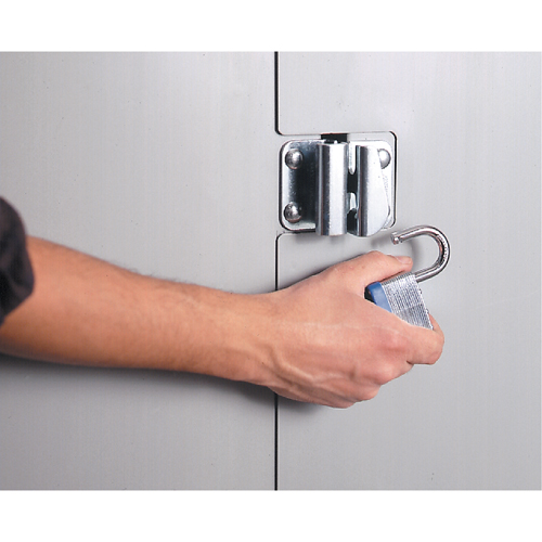 Armoires robustes &agrave; portes creuses, 38" la x 24" p x 72" h, 4 tablettes Distribution Jean Lapalme