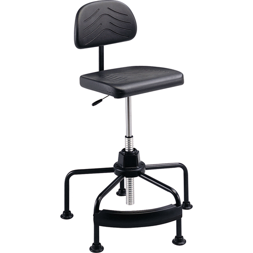 Industrial Seating, Stationary, Adjustable Height, 250 lbs. Capacity Distribution Jean Lapalme
