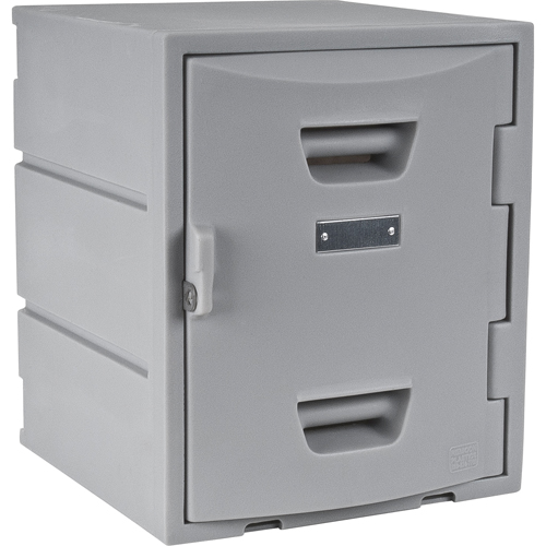 Casier, 15" x 15" x 18", Gris, Assembl&eacute; Distribution Jean Lapalme