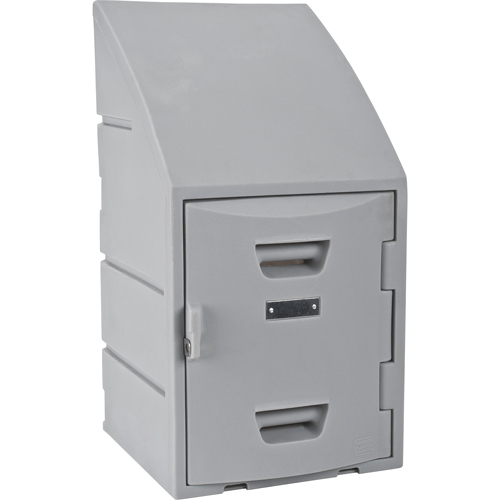 Casier, 15" x 15" x 31", Gris, Assembl&eacute; Distribution Jean Lapalme