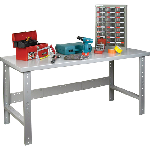 Pre-Designed Workbench, 72" W x 30" D x 34" H, 2500 lbs. Capacity Distribution Jean Lapalme