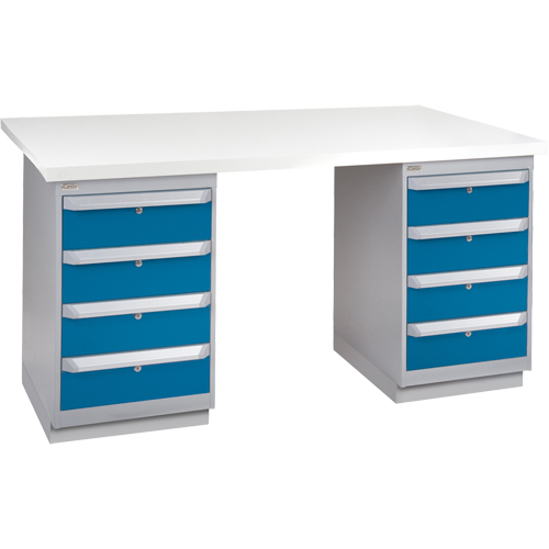 Pre-Designed Workbench, 72" W x 30" D x 34" H, 2500 lbs. Capacity Distribution Jean Lapalme