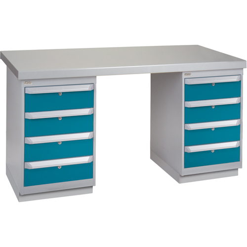 &eacute;tabli pr&eacute;conçu, 60" la x 36" p x 34" h, Capacit&eacute; 2500 lb Distribution Jean Lapalme
