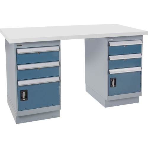 Pre-Designed Workbench, 72" W x 30" D x 34" H, 2500 lbs. Capacity Distribution Jean Lapalme