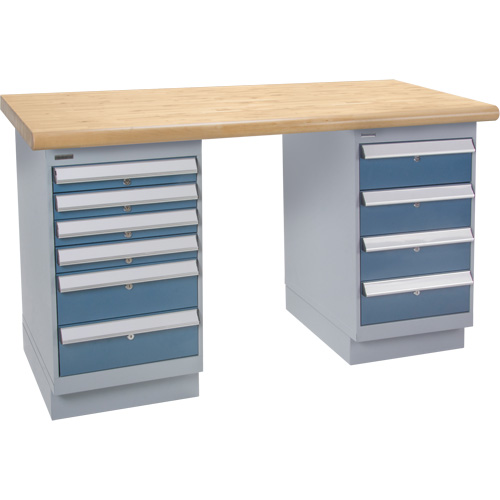 &eacute;tabli robuste, Deux tiroirs, Cap 1500 lb, 72" la x 36" p, 34" h Distribution Jean Lapalme