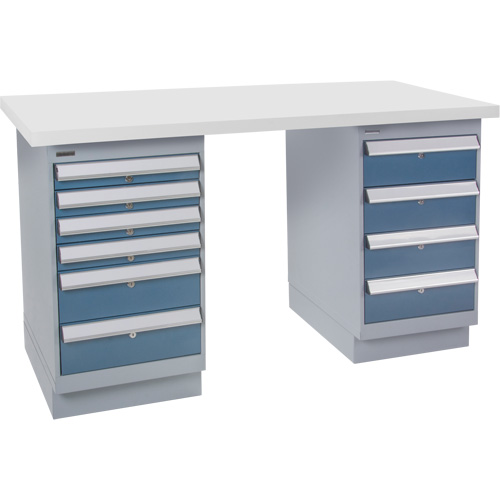 &eacute;tabli pr&eacute;conçu, 72" la x 30" p x 34" h, Capacit&eacute; 2500 lb Distribution Jean Lapalme