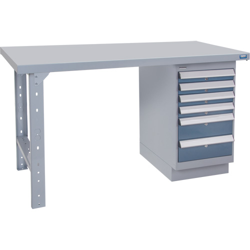 &eacute;tabli pr&eacute;conçu, 72" la x 36" p x 34" h, Capacit&eacute; 2500 lb Distribution Jean Lapalme