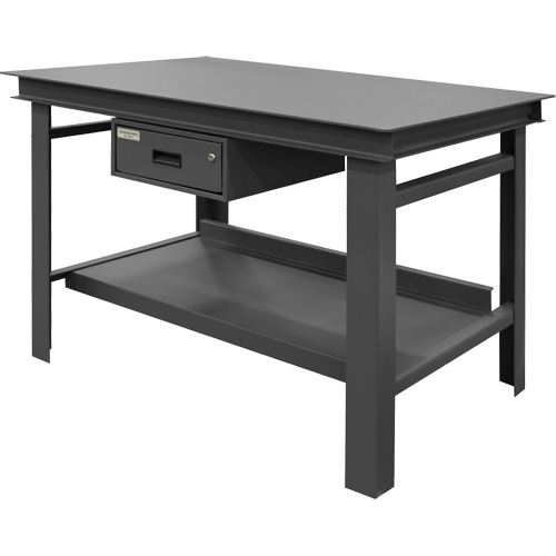 Extra Heavy-Duty Workbench, 60" W x 36" D x 34" H, 14000 lbs. Capacity Distribution Jean Lapalme