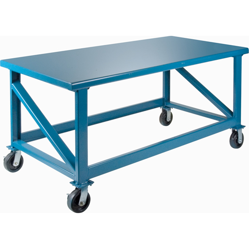 Extra Heavy-Duty Workbenches - All-Welded Benches, Steel Surface Distribution Jean Lapalme
