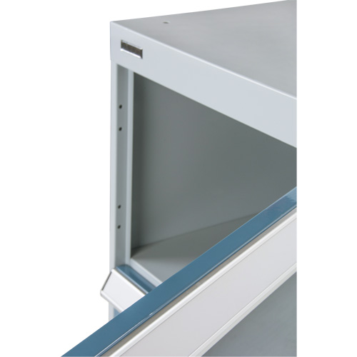 Two-Door Pedestal Workbench, 28" H x 18" W x 21" D Distribution Jean Lapalme