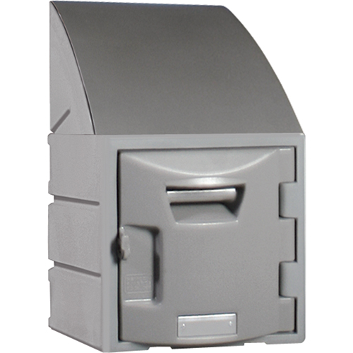 Casier, 12" x 15" x 25", Gris, Assembl&eacute; Distribution Jean Lapalme