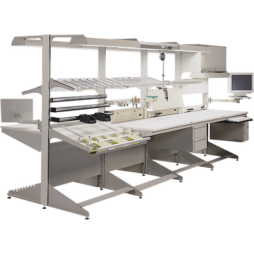 Arlink Workstation - Heavy-Duty Parts Bin Rails Distribution Jean Lapalme