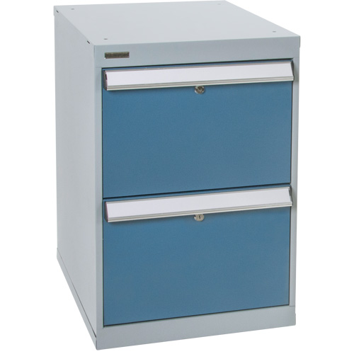 Two-Drawer Pedestal Workbench, 18" W x 21" D x 28" H Distribution Jean Lapalme