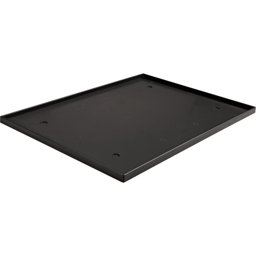 Fond de casier, Convient aux casiers 12" x 18", Noir, Plastique Distribution Jean Lapalme