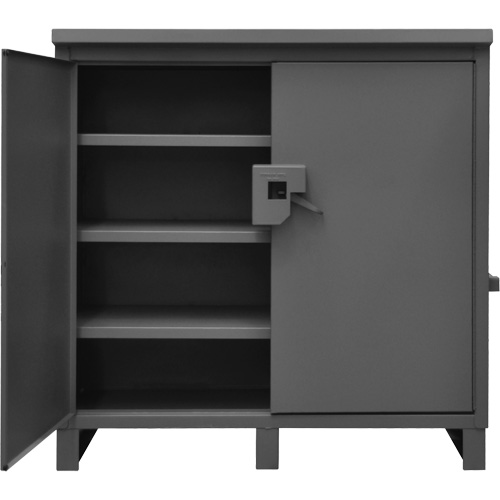 Lockable Jobsite Cabinet, Grey Distribution Jean Lapalme