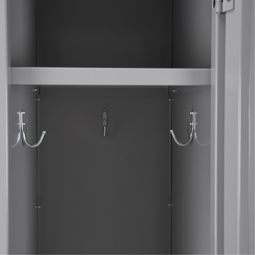 Clean Line Lockers, 3 -tier, Bank of 4, 48" x 18" x 72", Steel, Charcoal, Rivet (Assembled) Distribution Jean Lapalme