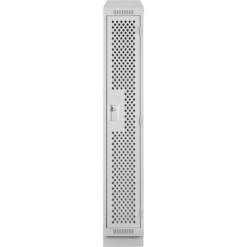 Casiers Clean Line, 12" x 18" x 82", Acier, Gris, Rivet (assembl&eacute;), Perfor&eacute; Distribution Jean Lapalme