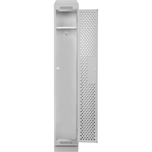 Casiers Clean Line, 12" x 18" x 82", Acier, Gris, Rivet (assembl&eacute;), Perfor&eacute; Distribution Jean Lapalme