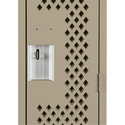 Casiers Clean Line, Bloc de 3, 36" x 15" x 72", Acier, Beige, Rivet (assembl&eacute;), Perfor&eacute; Distribution Jean Lapalme