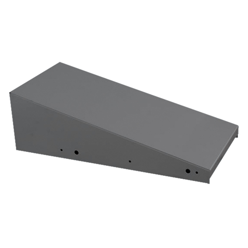 Clean Line Economy Lockers Slope Top, 1 Bank, 18" D x 12" W x 6" H, Steel Distribution Jean Lapalme