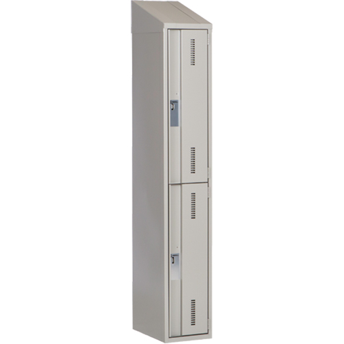 Casiers robustes Concorde, 2 niveaux, 12" x 18" x 78", Acier, Gris, Soud&eacute; (assembl&eacute;) Distribution Jean Lapalme