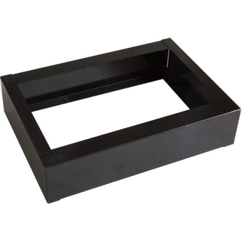 Base encastr&eacute;e pour casiers robustes enti&egrave;rement soud&eacute;e Concorde, 1 Blocs, 4" lo x 12" la x 17" p, Noir, Acier Distribution Jean Lapalme