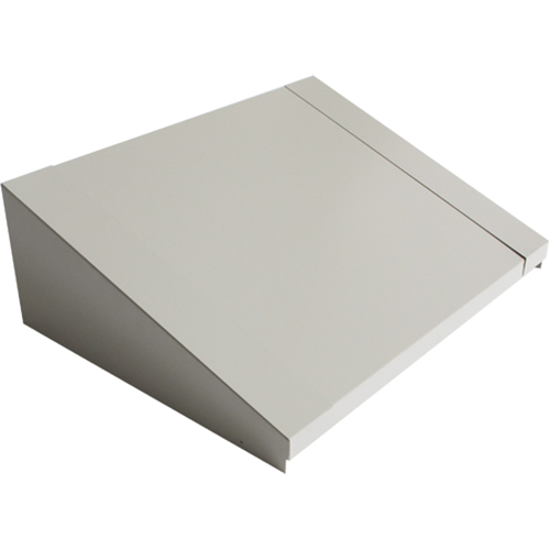 Dessus inclin&eacute; pour casiers robustes enti&egrave;rement soud&eacute; Concorde, Bloc de 2, 18" p x 24" la x 6" ha, Gris, Acier Distribution Jean Lapalme