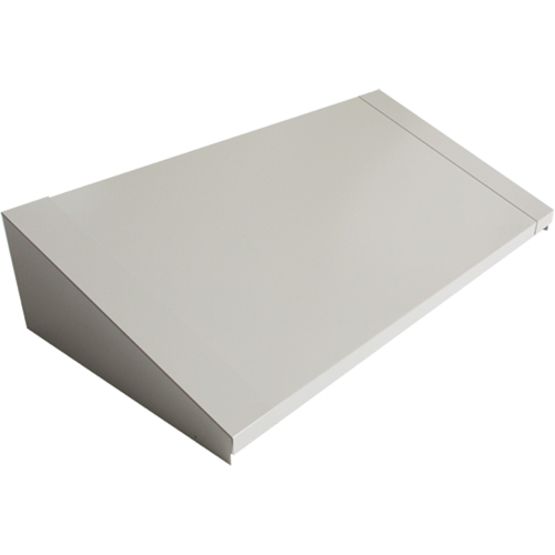 All-Welded Concorde - Heavy-Duty Lockers Sloping Top, 3 Bank, 18" D x 36" W x 6" H, Grey, Steel Distribution Jean Lapalme