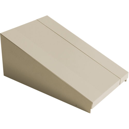All-Welded Concorde - Heavy-Duty Lockers Sloping Top, 1 Bank, 18" D x 12" W x 6" H, Beige, Steel Distribution Jean Lapalme