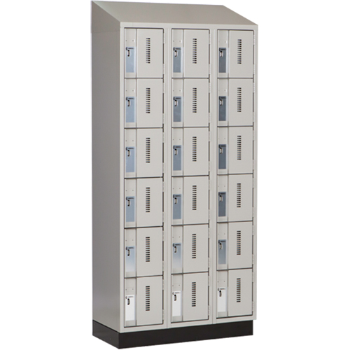 Casiers robustes Concorde, 6 niveaux, Bloc de 3, 36" x 18" x 82", Acier, Gris, Soud&eacute; (assembl&eacute;) Distribution Jean Lapalme