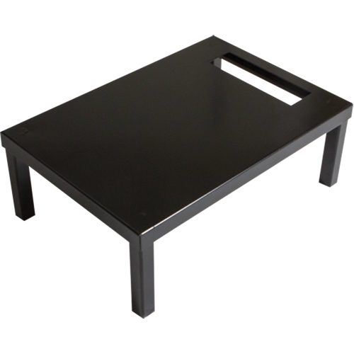 All-Welded Concorde Free Standing Locker Base, 2 Banks, 6" H x 24" W x 18" D, Black, Steel Distribution Jean Lapalme