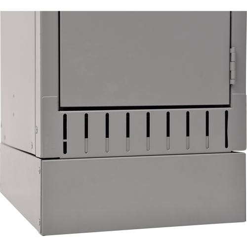 Base sur&eacute;lev&eacute;e, 1 Blocs, 4" lo x 12" la x 18" p, Gris, Acier Distribution Jean Lapalme
