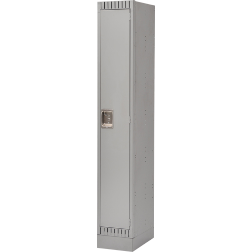 Assembled Lockers, 12" x 18" x 72", Steel, Grey, Rivet (Assembled) Distribution Jean Lapalme